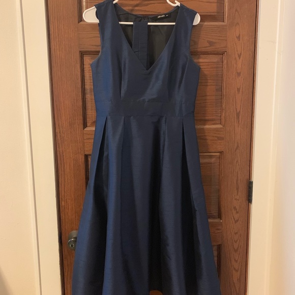 Navy blue midi dress - Picture 4 of 6